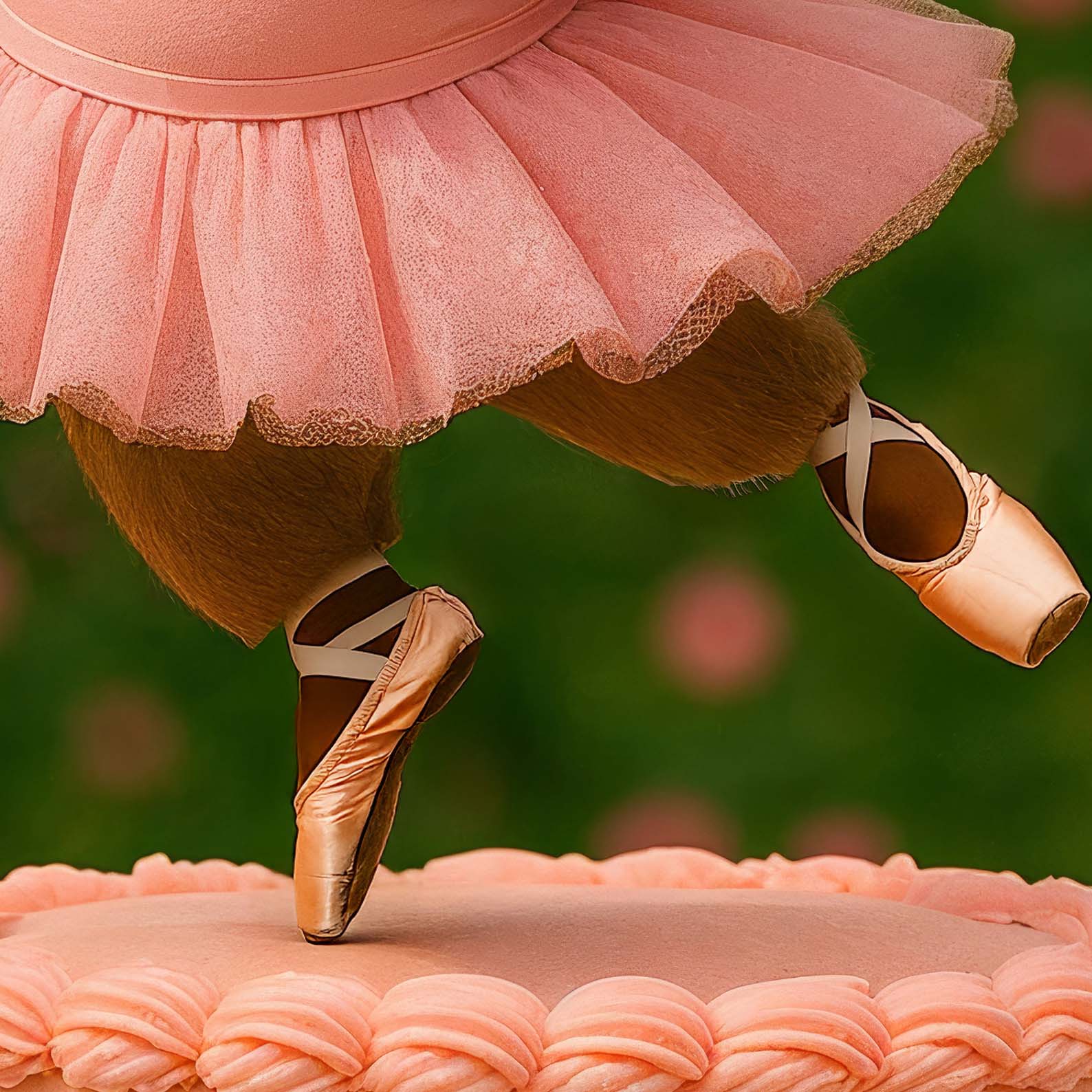 High Resolution Art Texture Of Sloth Ballerina