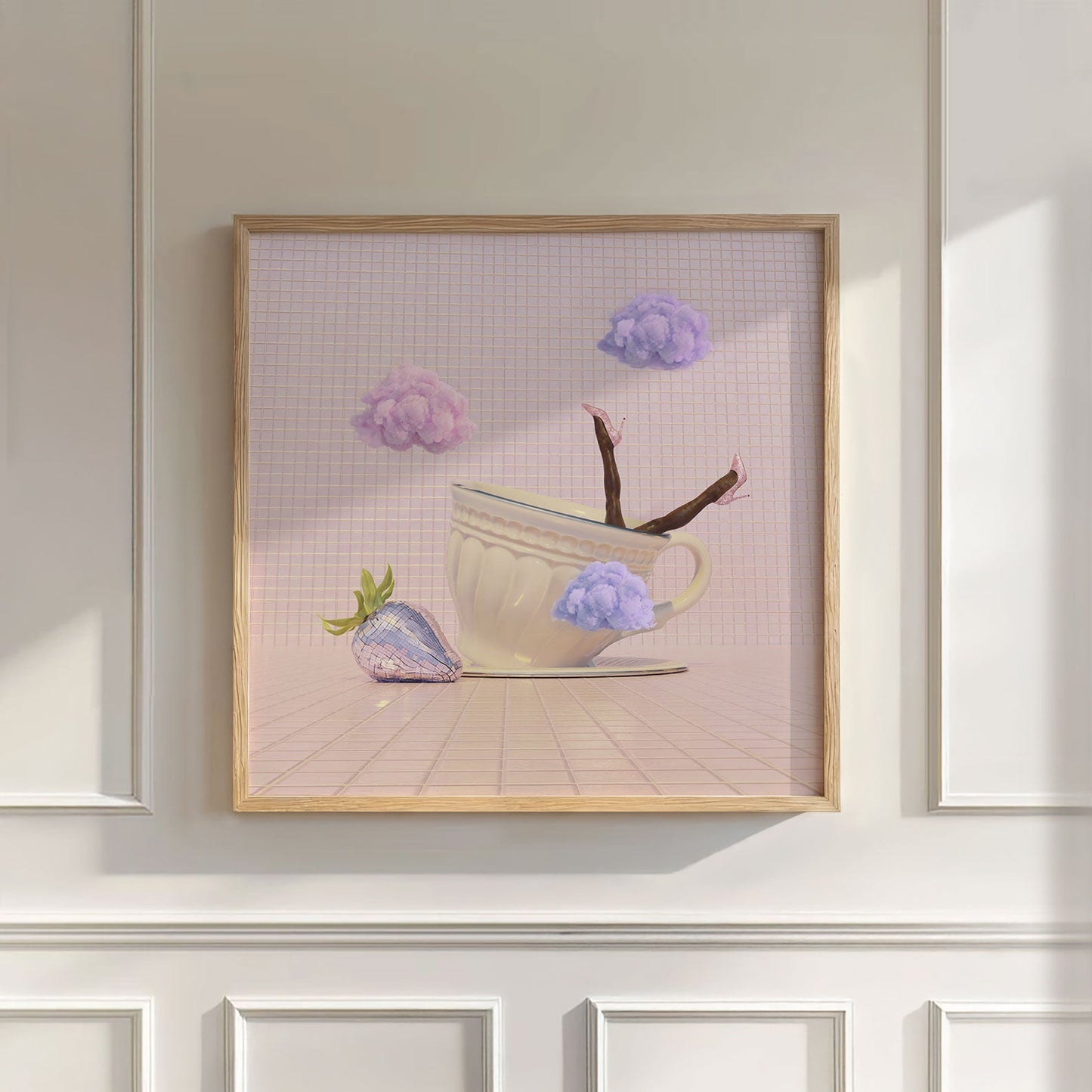 Solo Dance, Square, Wall Art