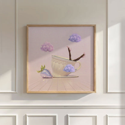 Solo Dance, Square, Wall Art