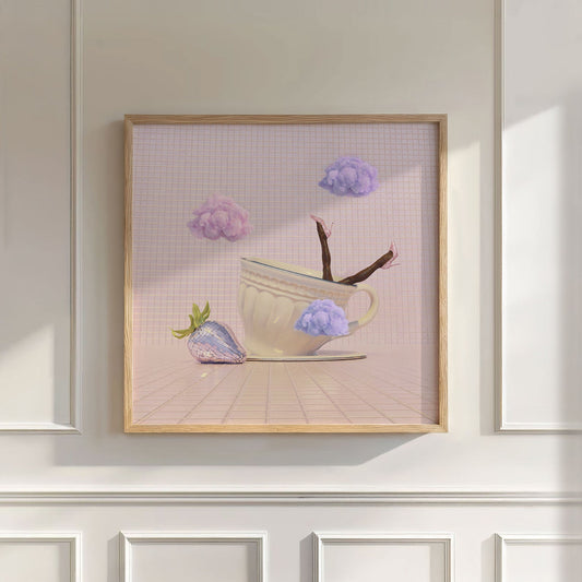 Solo Dance, Square, Wall Art