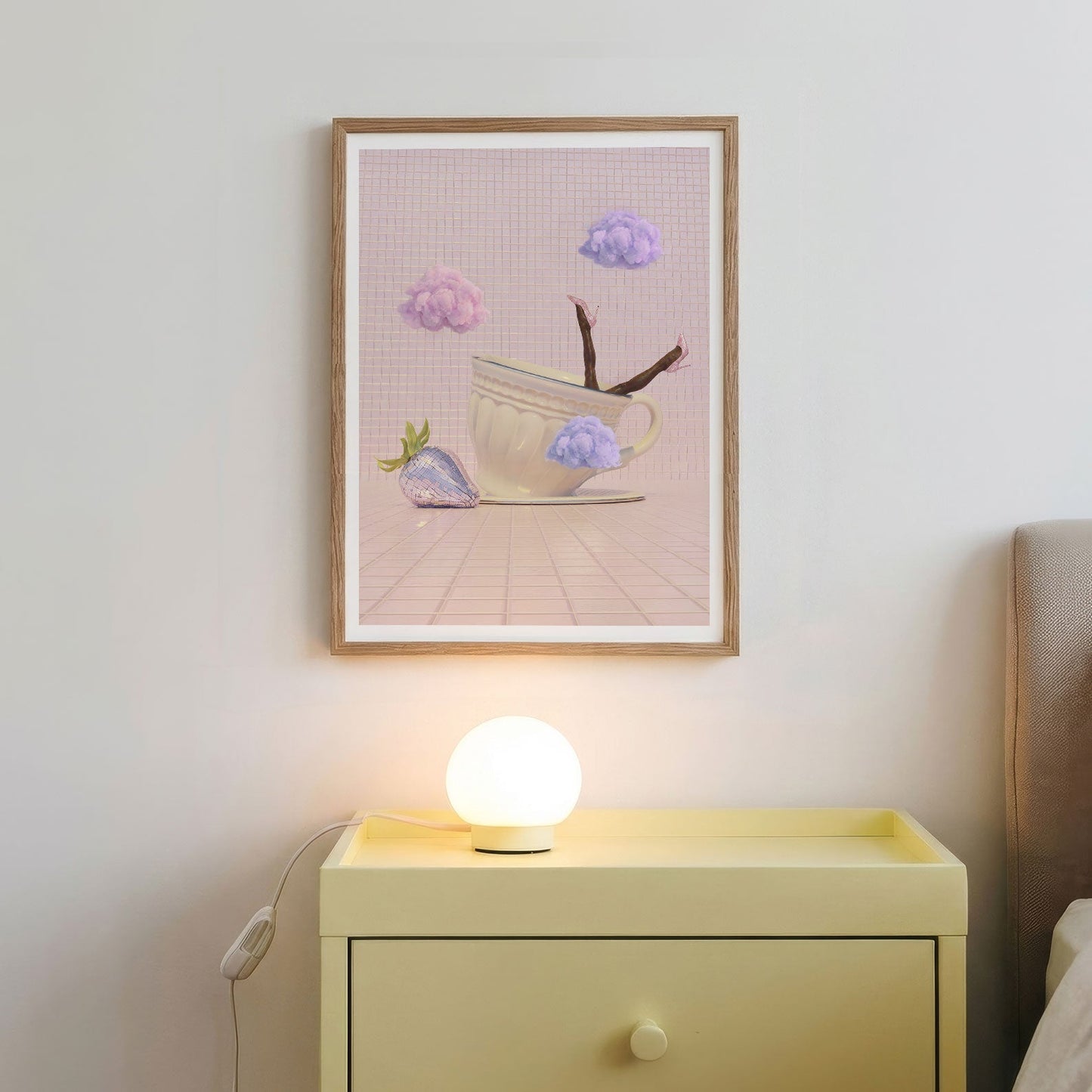 Solo Dance, Vertical, Framed Art