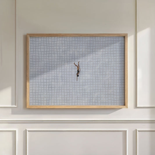 Solo Swimmer, Horizontal, Wall Art
