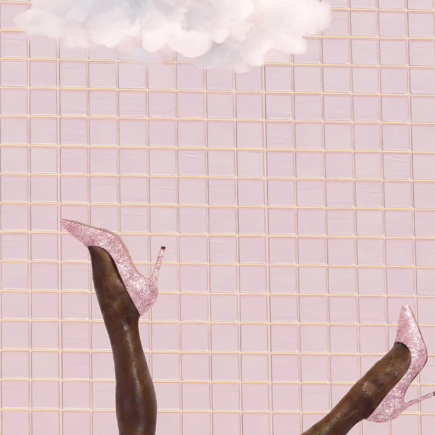 Extreme Close Up Detail Of Strawberry Milk Solo