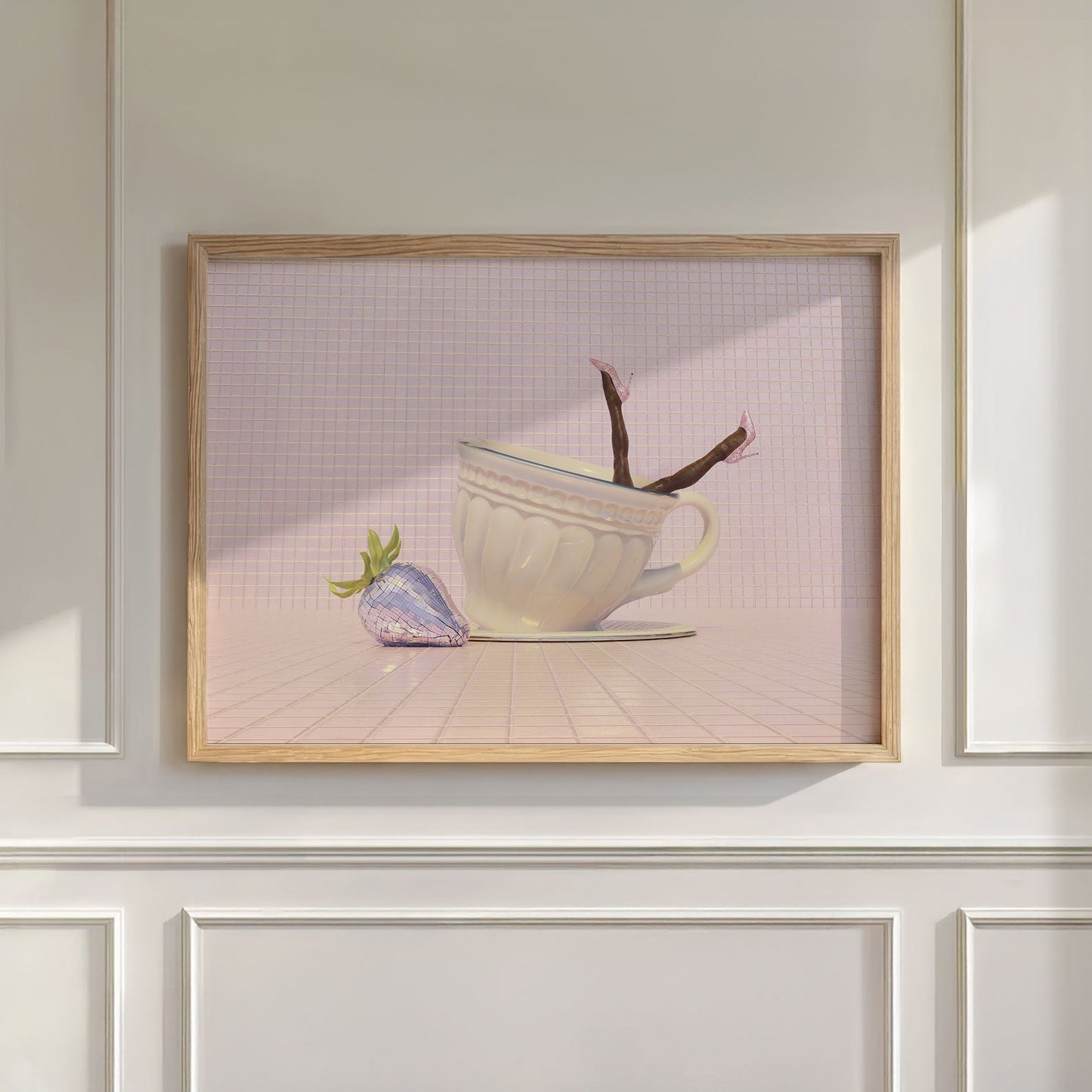 Strawberry Solo Dance, Horizontal, Wall Art
