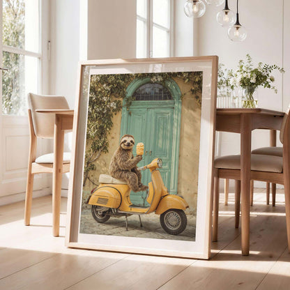 Summer Escape, Vertical, Framed Art