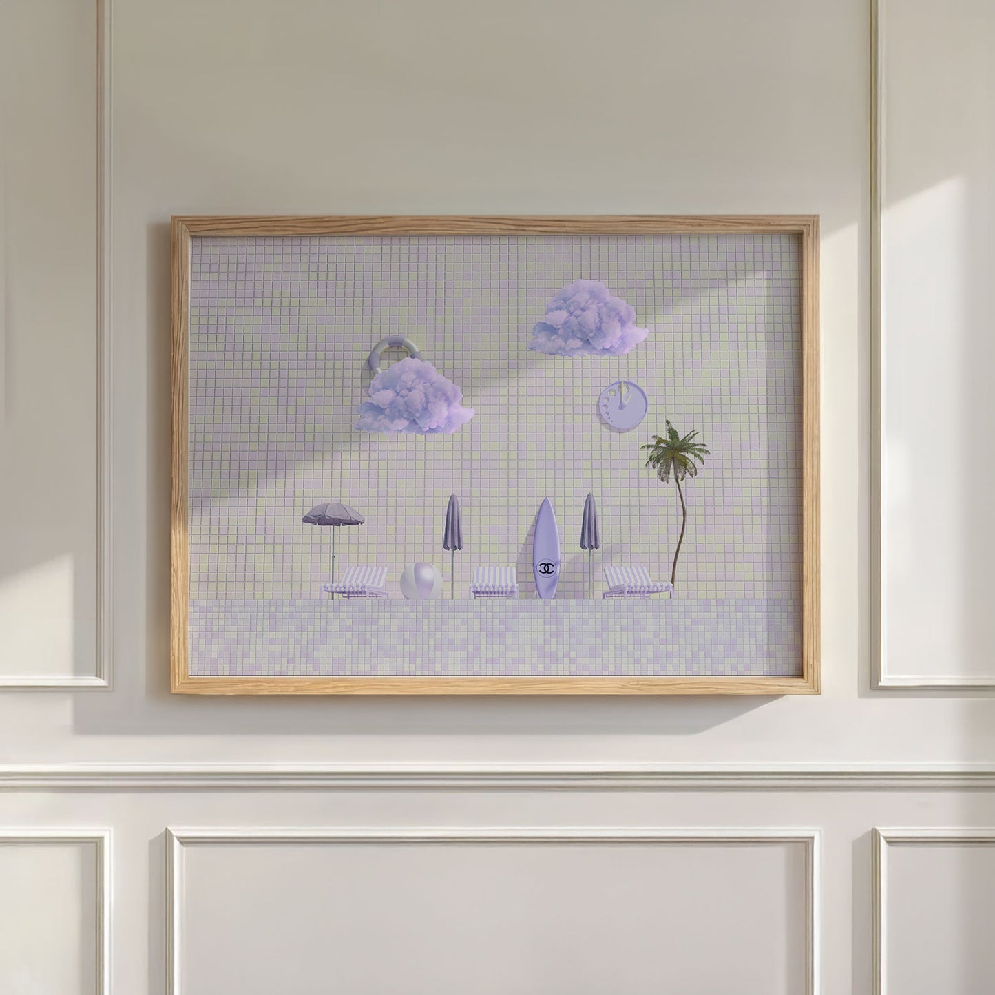 Summer Poolside, Horizontal