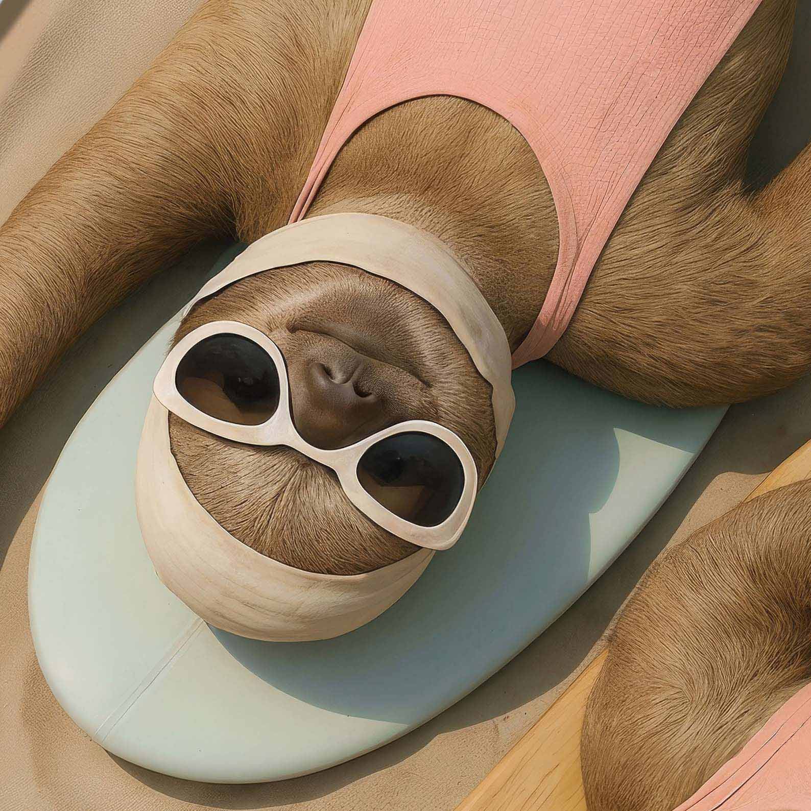 High Resolution Art Texture Of Sunbathing On The Beach