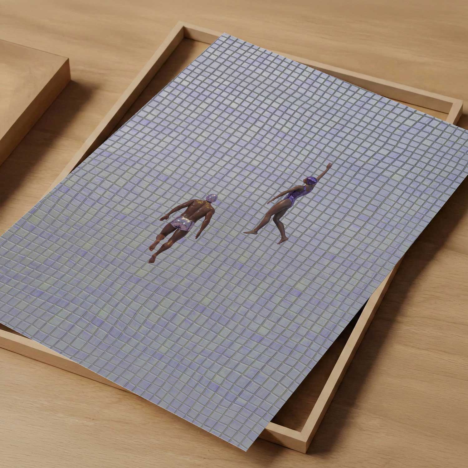 Sunday Morning, Vertical, Art Print
