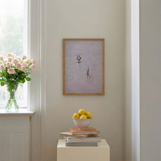 Sunday Rituals, Vertical, Framed Art