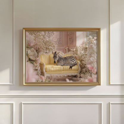 The Zebra Princess, Horizontal, Wall Art