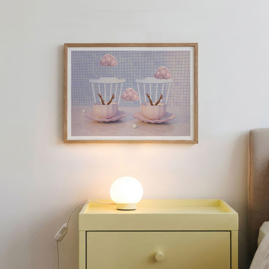 Twin Dance, Horizontal, Framed Art