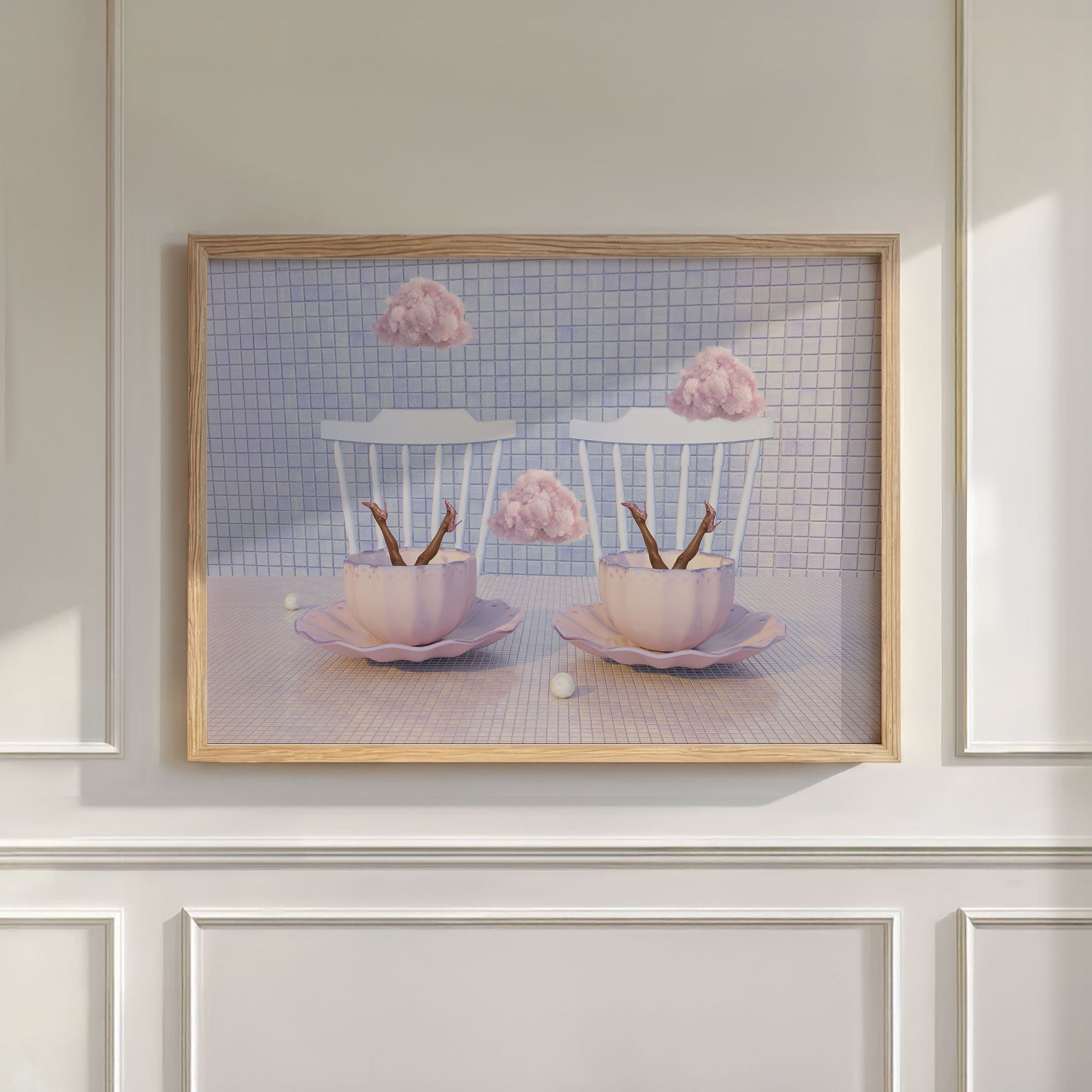 Twin Dance, Horizontal, Wall Art