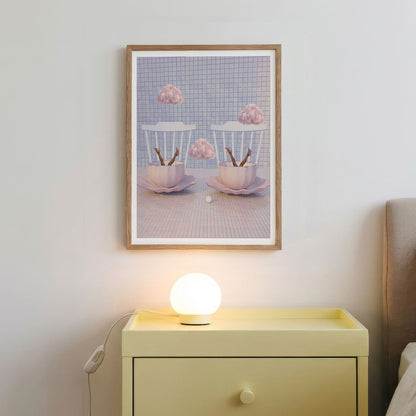 Twin Dance, Vertical, Framed Art