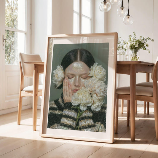 Woman with Flowers