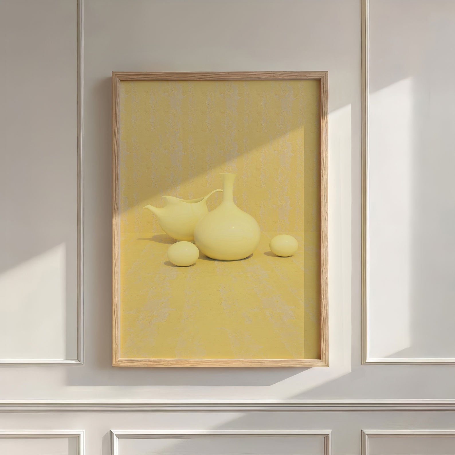 Yellow Kitchen, Vertical, Wall Art