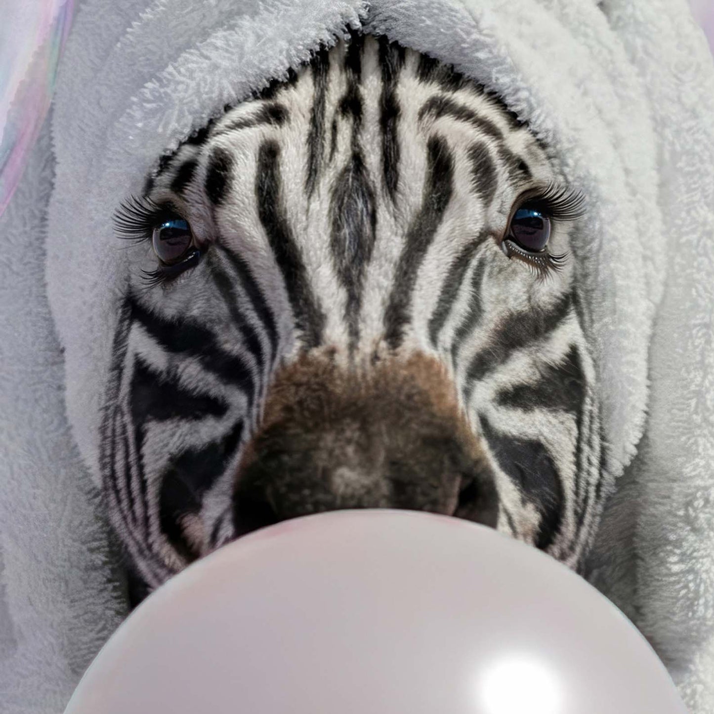 High Resolution Art Texture Of Zebra In Bathtub