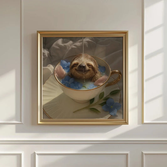 Bath in the Teacup Print - Mooon Gallery