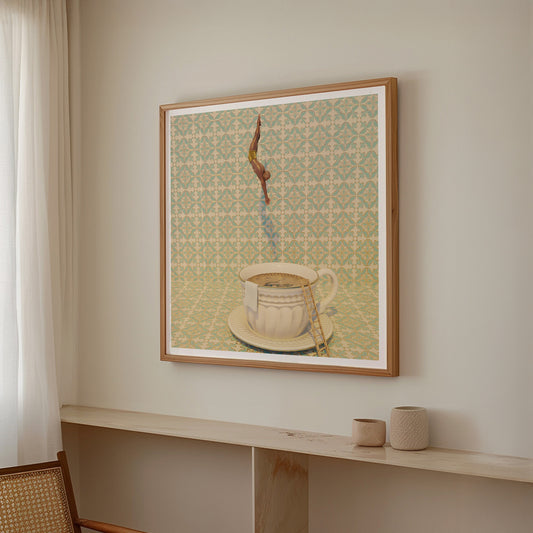 Coffee Diver, Square