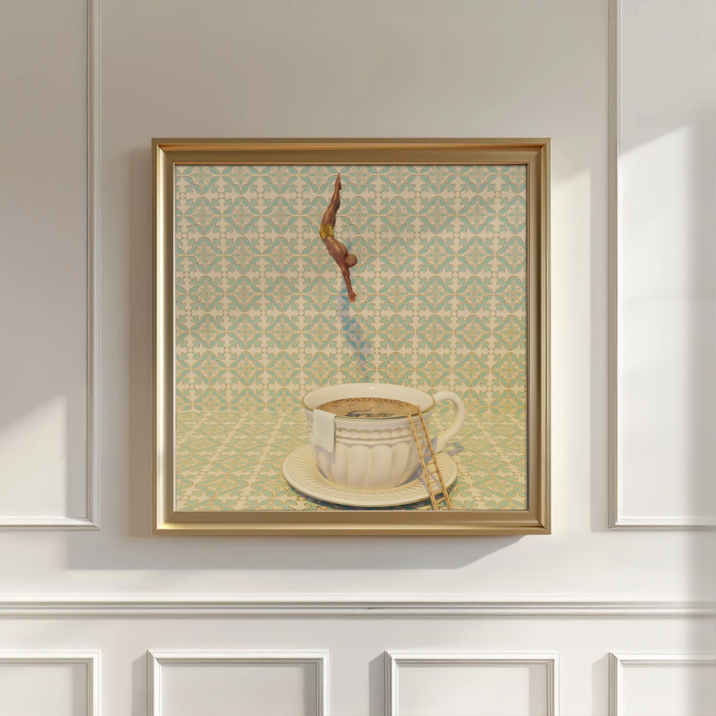 Coffee Diver, Square