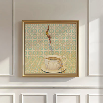 Coffee Diver, Square