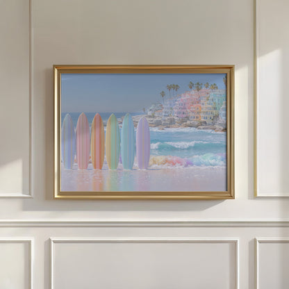 Colorful Surfboards, Horizontal