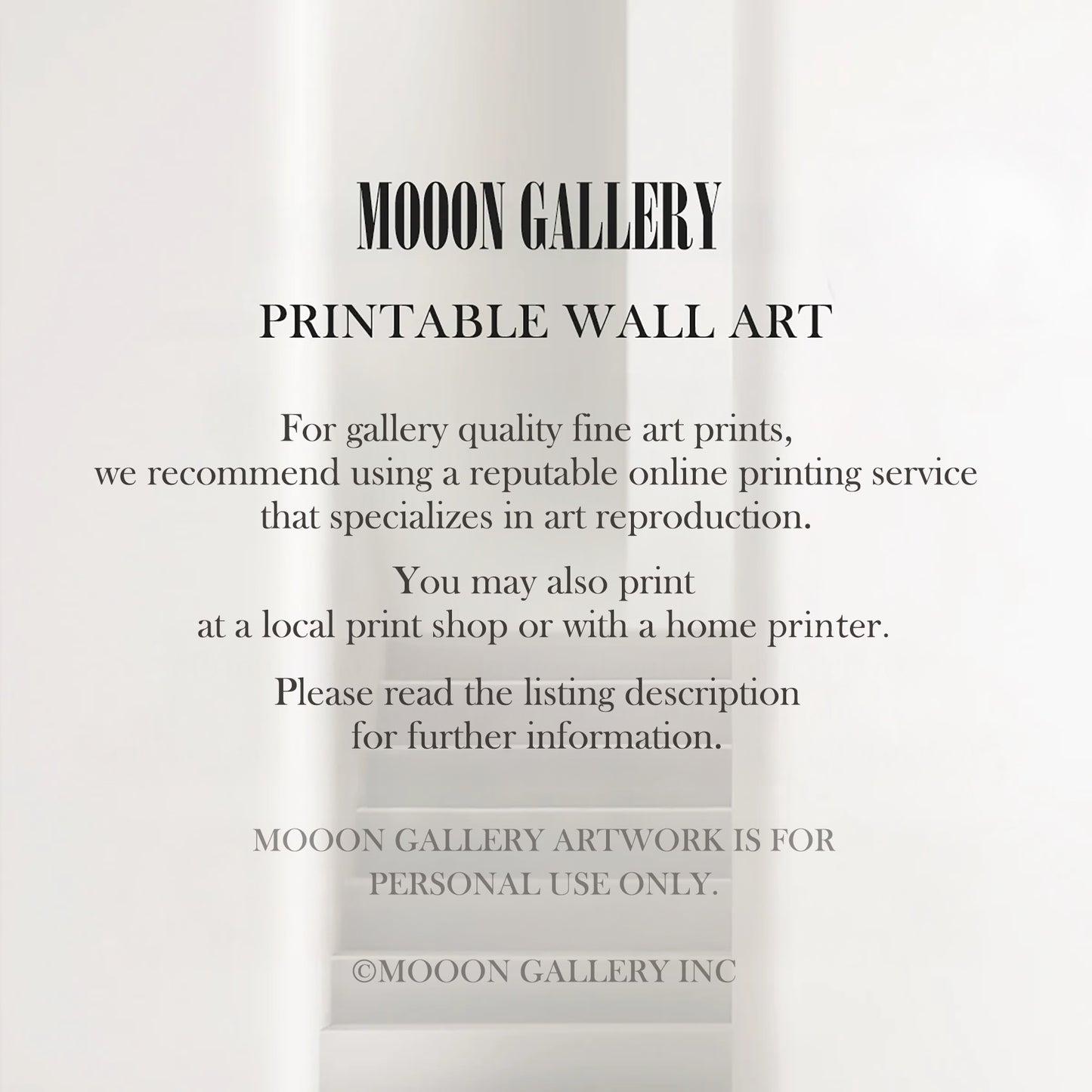 Mooon Gallery Official Copyright