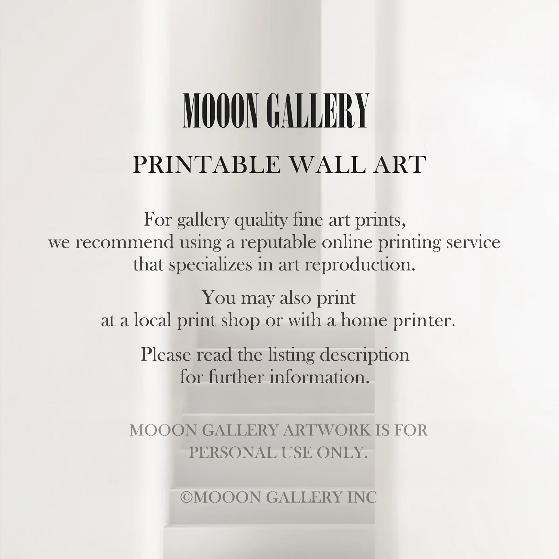 Mooon Gallery Official Copyright