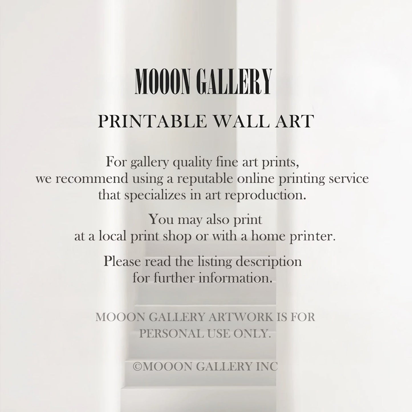 Mooon Gallery Official Copyright