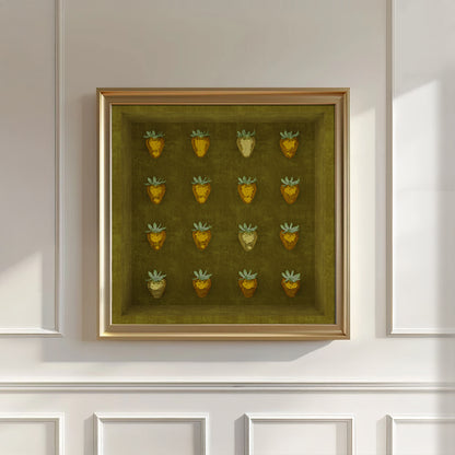 Mirrorble Strawberries in Gift Box, Square