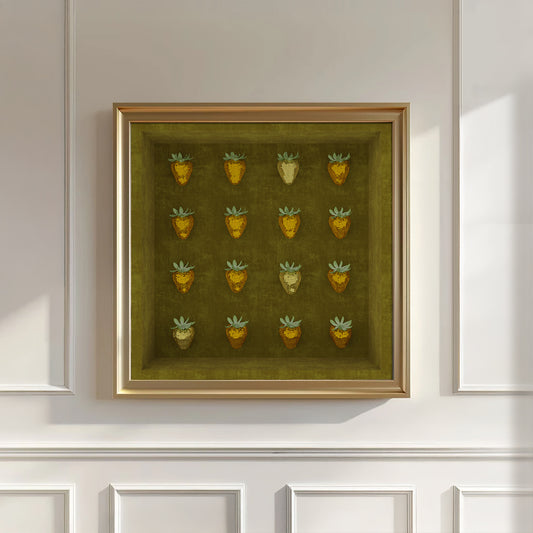 Mirrorble Strawberries in Gift Box, Square