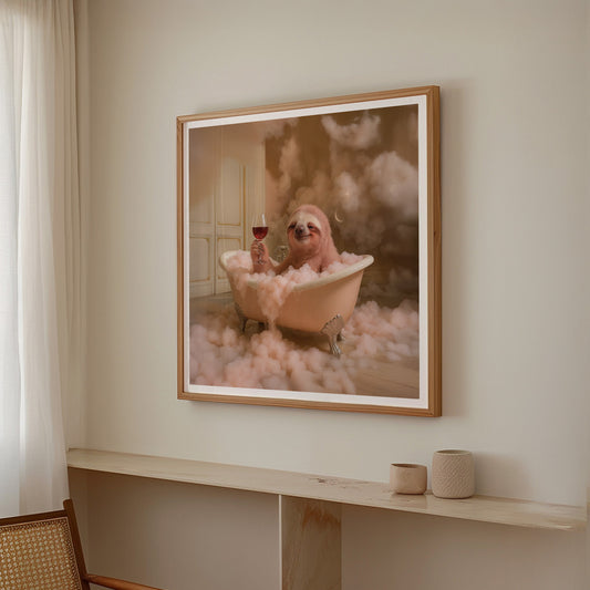 Cozy Bath Time, Square