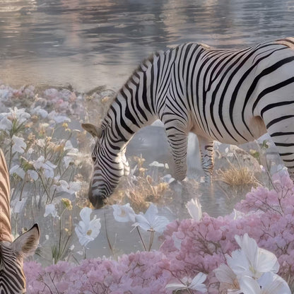 Zebras in Bloom, Vertial V1-81